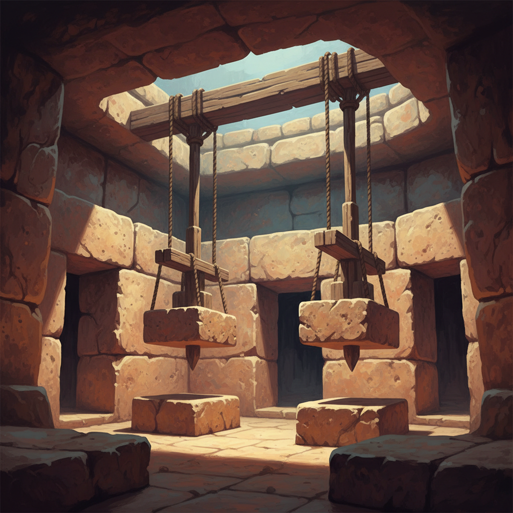 Ħal Saflieni Hypogeum — illustrated travel poster