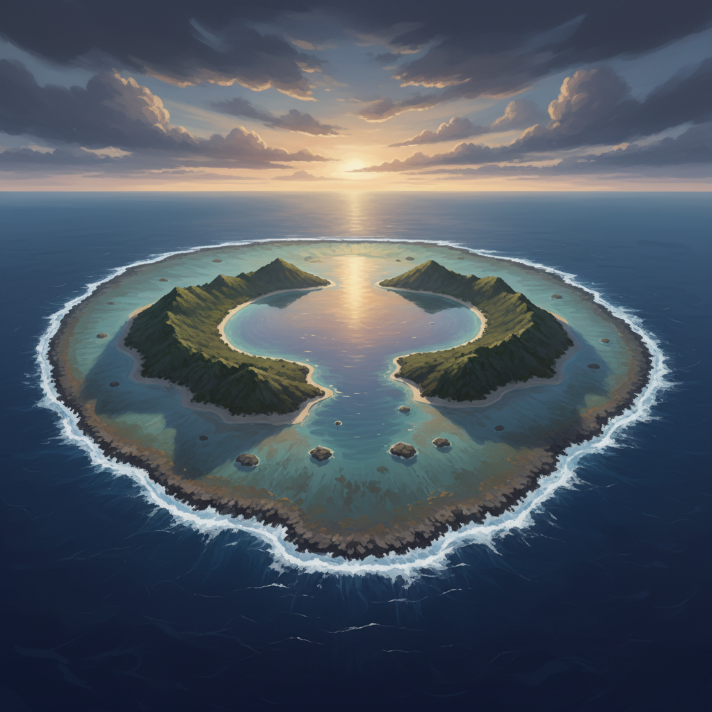 Aldabra Atoll — illustrated travel poster