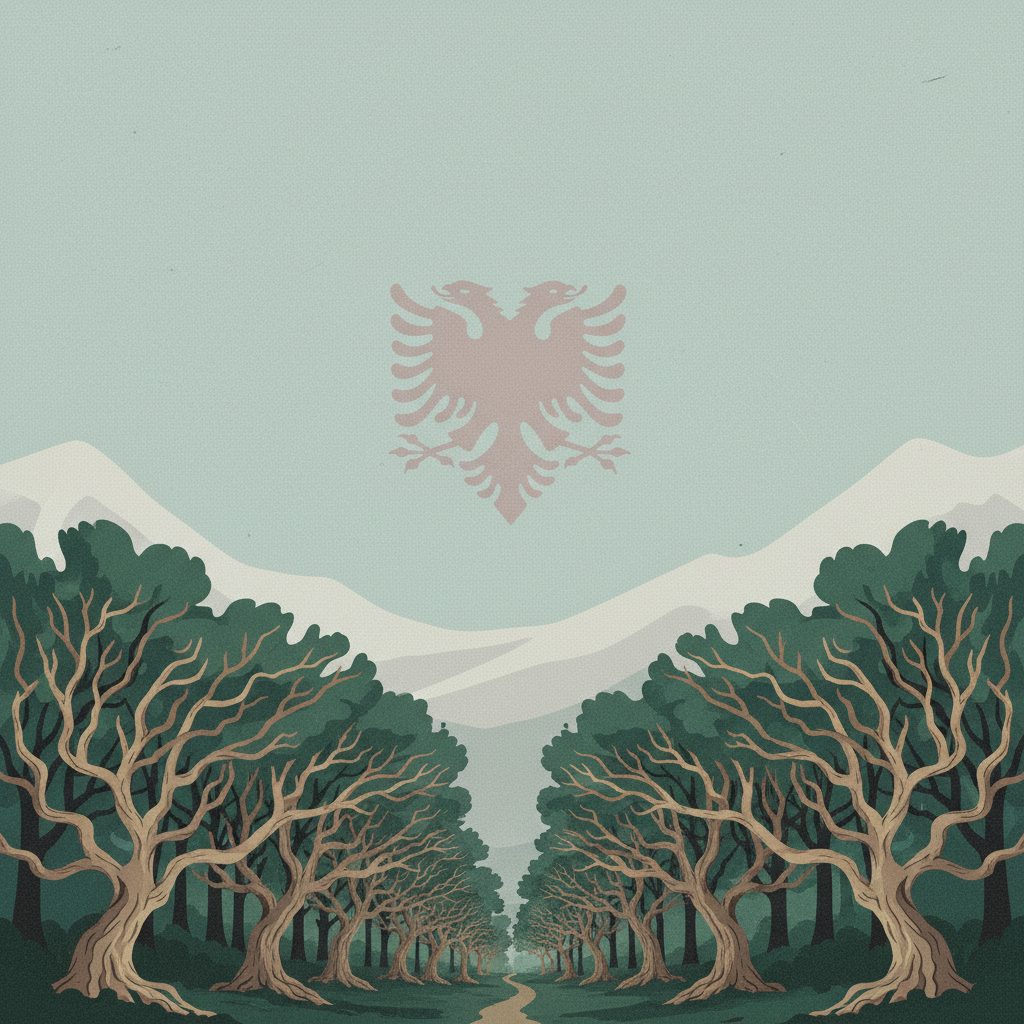 Ancient and Primeval Beech Forests of the Carpathians and Other Regions of Europe — illustrated travel poster