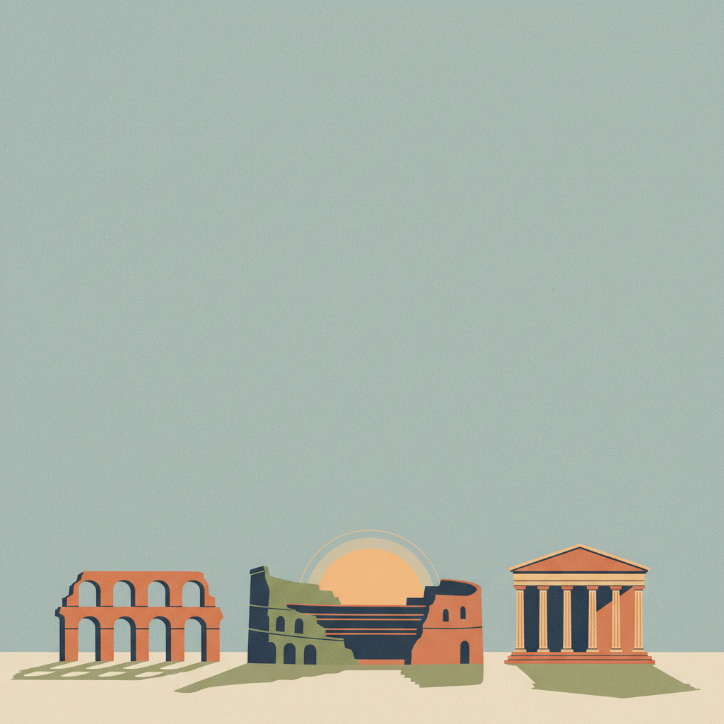Archaeological Ensemble of Tarraco — illustrated travel poster