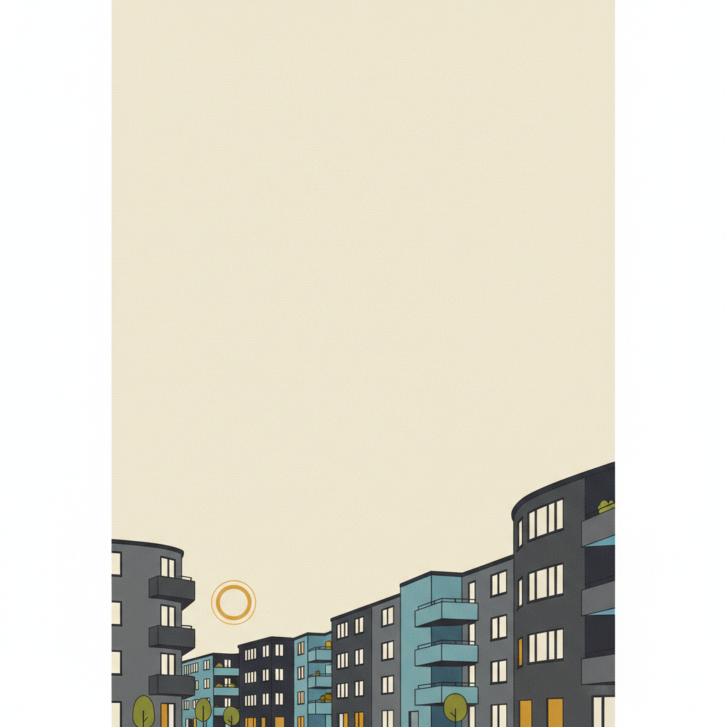 Berlin Modernism Housing Estates — illustrated travel poster