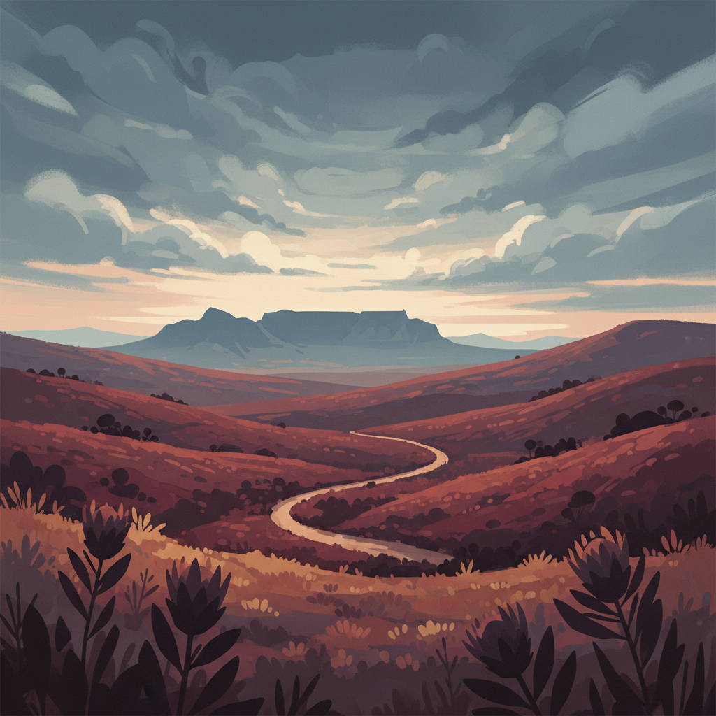 Cape Floral Region Protected Areas — illustrated travel poster