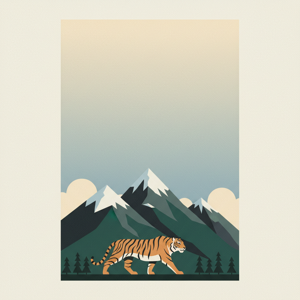 Central Sikhote-Alin — illustrated travel poster