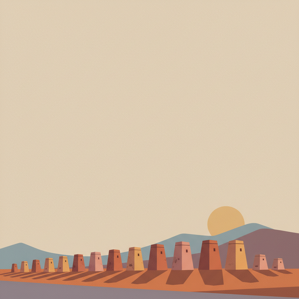 Chankillo Archaeoastronomical Complex — illustrated travel poster