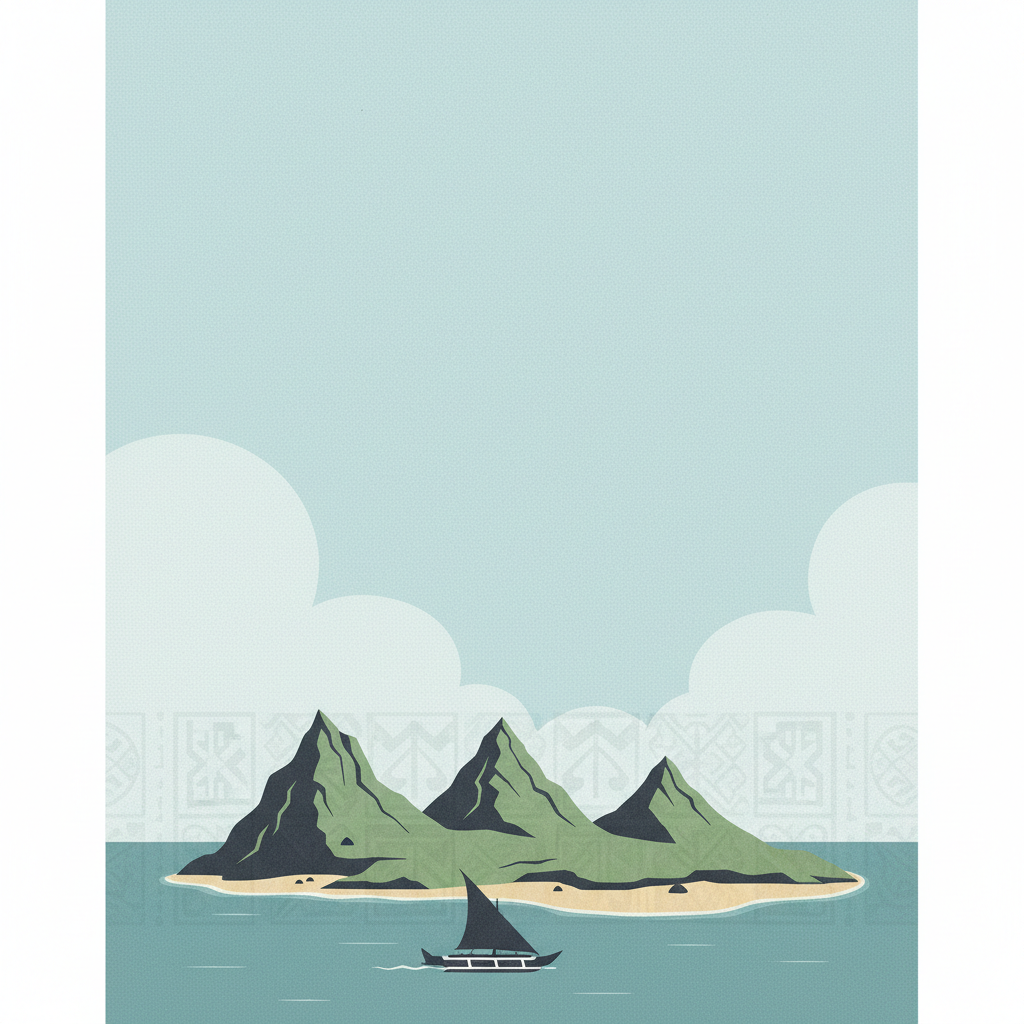 Chief Roi Mata’s Domain — illustrated travel poster
