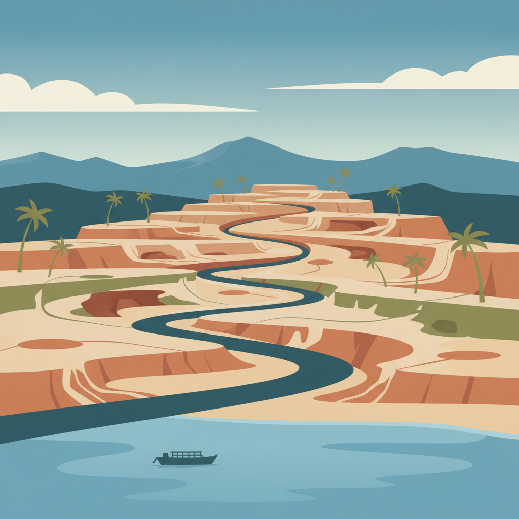 Desembarco del Granma National Park — illustrated travel poster