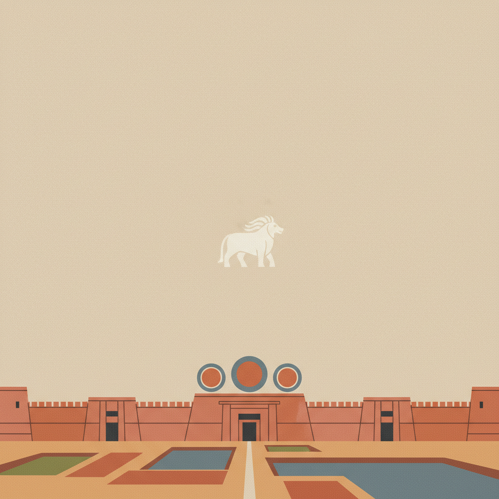 Dholavira: a Harappan City — illustrated travel poster
