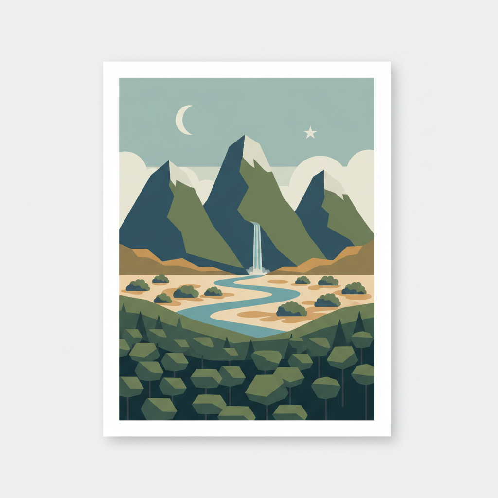 Discovery Coast Atlantic Forest Reserves — illustrated travel poster