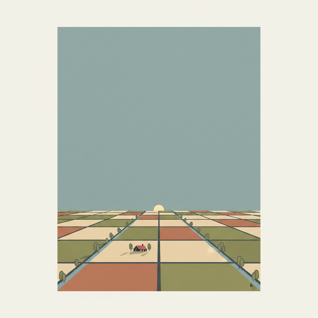 Droogmakerij de Beemster (Beemster Polder) — illustrated travel poster