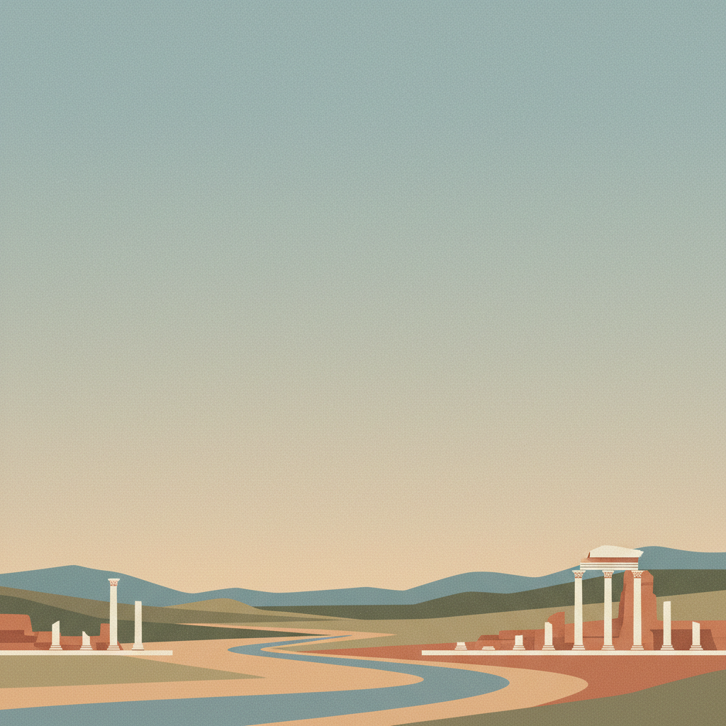 Ephesus — illustrated travel poster