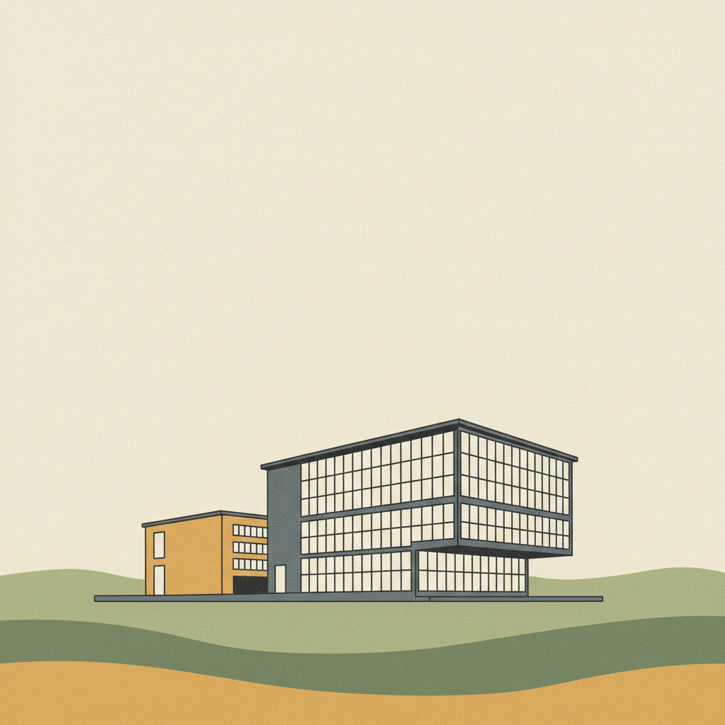Fagus Factory in Alfeld — illustrated travel poster