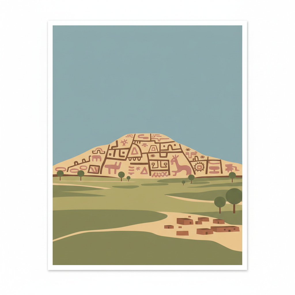 Fuerte de Samaipata — illustrated travel poster