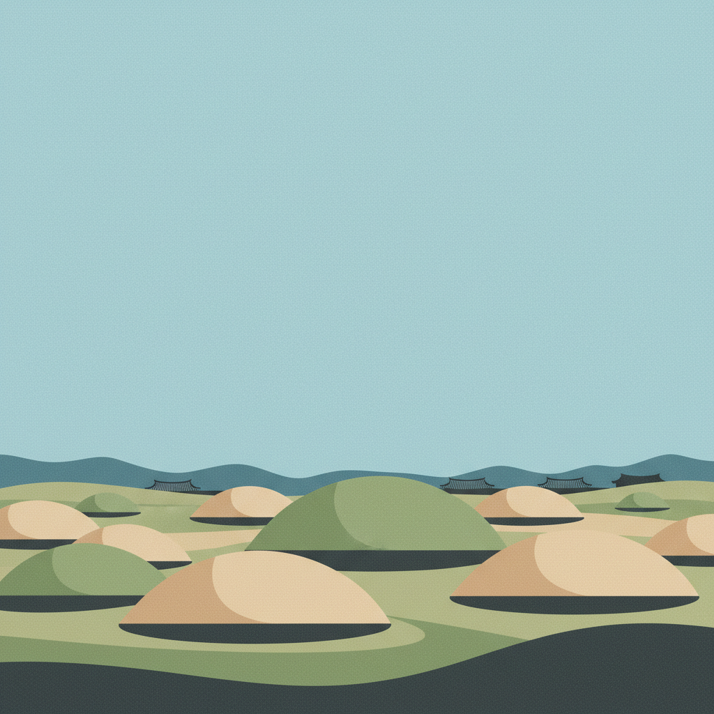 Gaya Tumuli — illustrated travel poster