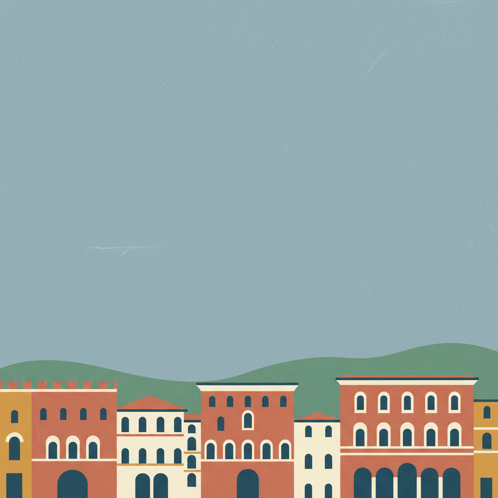 Genoa: <i>Le Strade Nuove</i> and the system of the<i> Palazzi dei Rolli</i> — illustrated travel poster