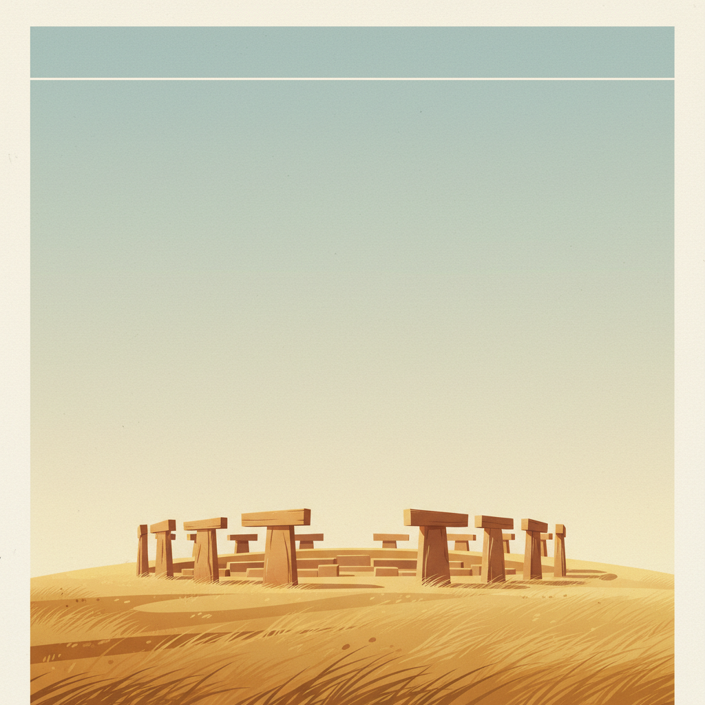 Göbekli Tepe — illustrated travel poster