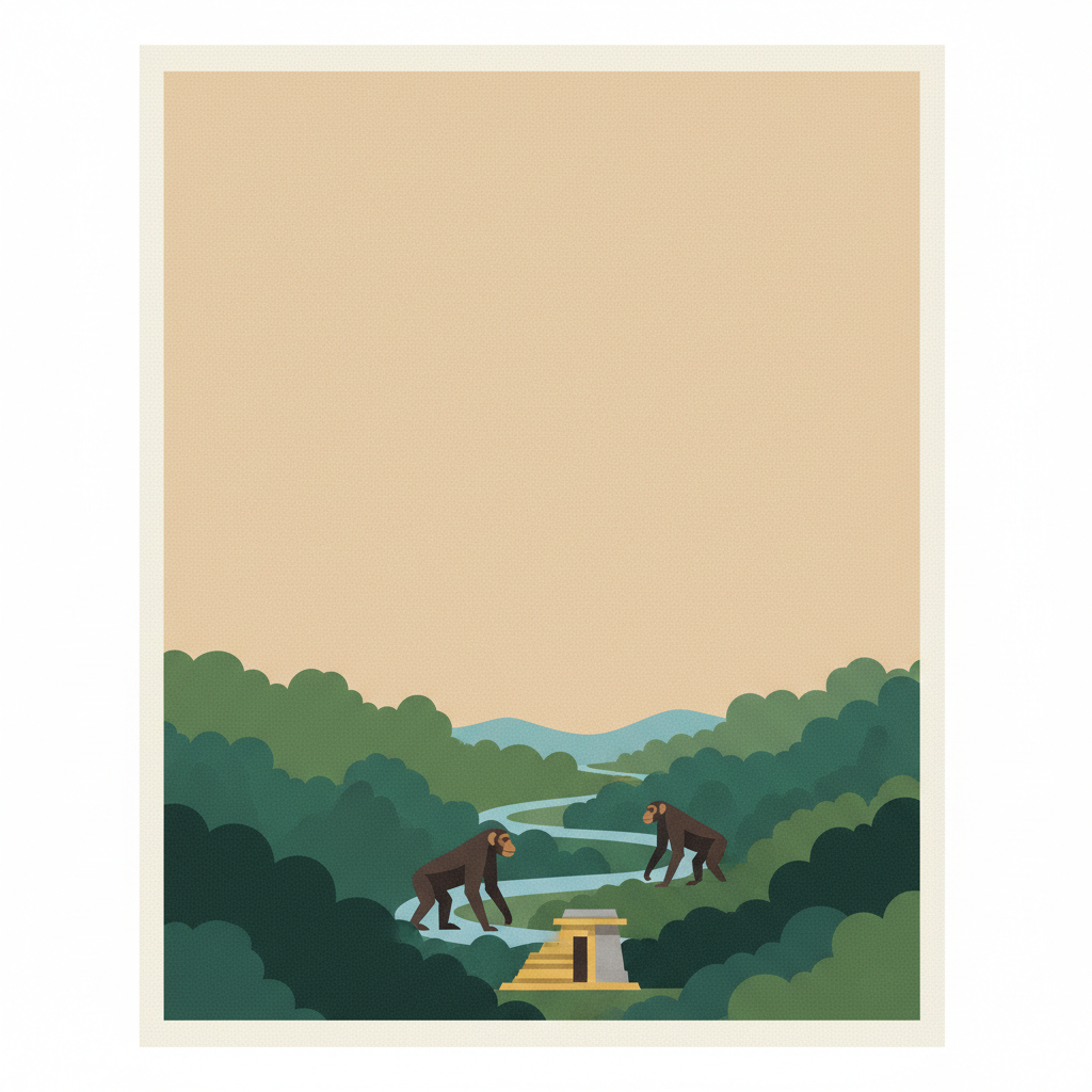 Gola-Tiwai Complex — illustrated travel poster