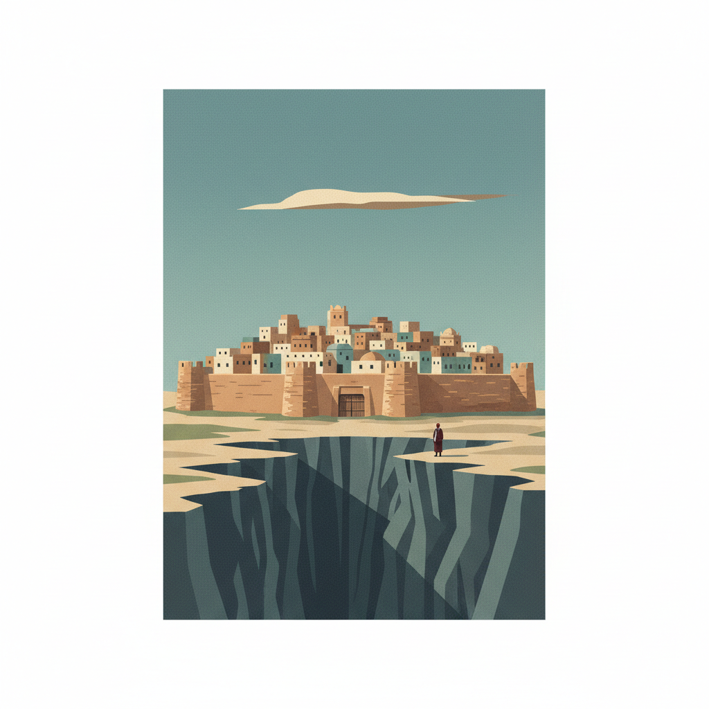 Harar Jugol, the Fortified Historic Town — illustrated travel poster
