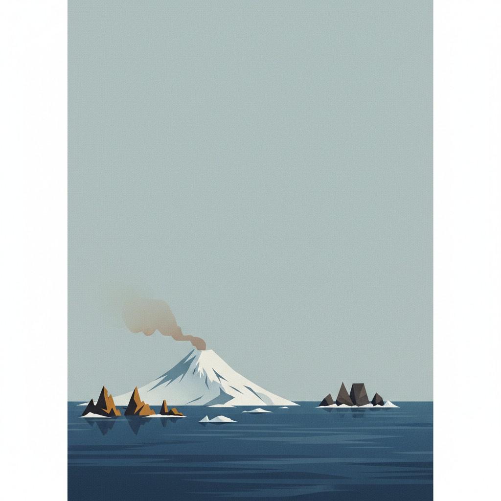 Heard and McDonald Islands — illustrated travel poster
