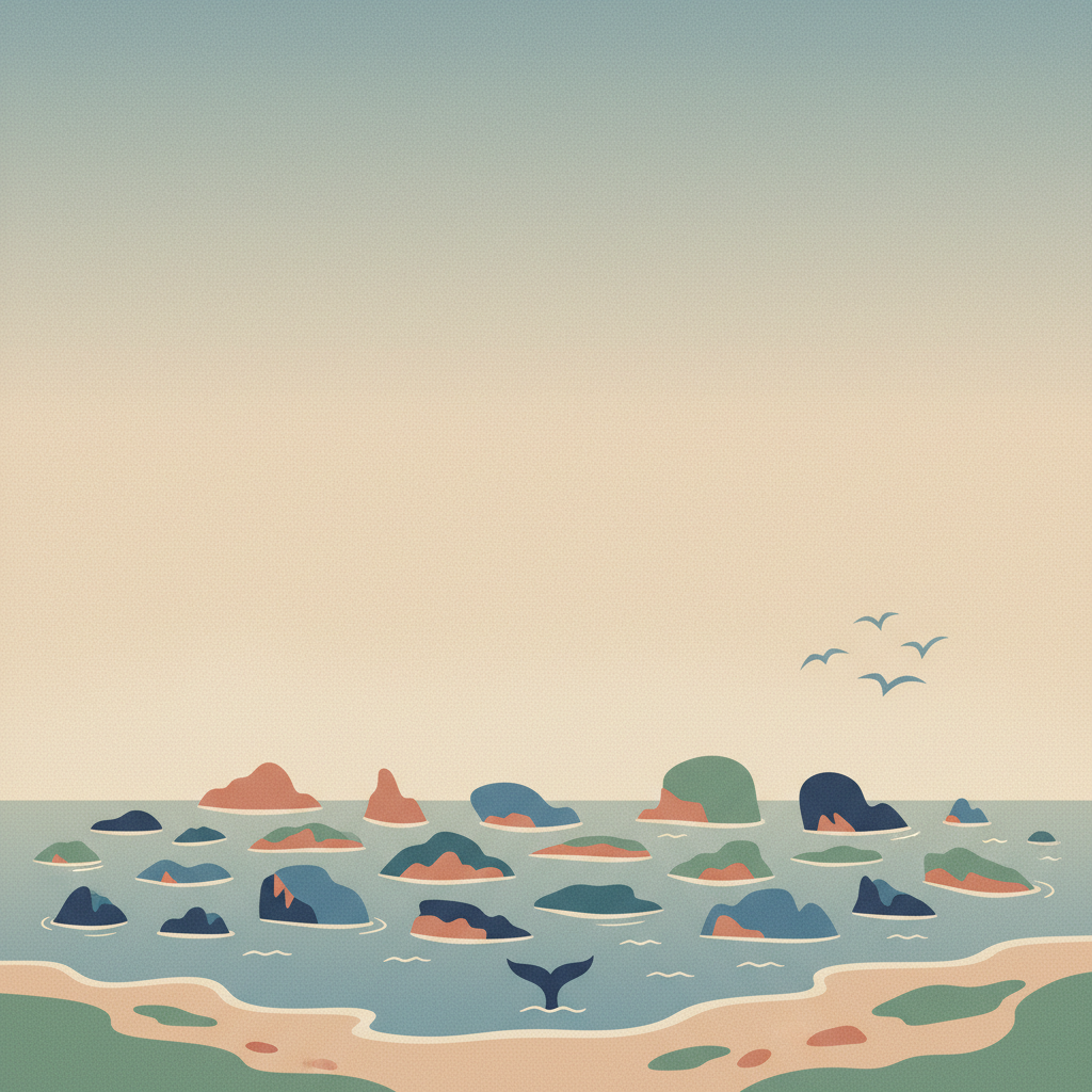 Islands and Protected Areas of the Gulf of California — illustrated travel poster