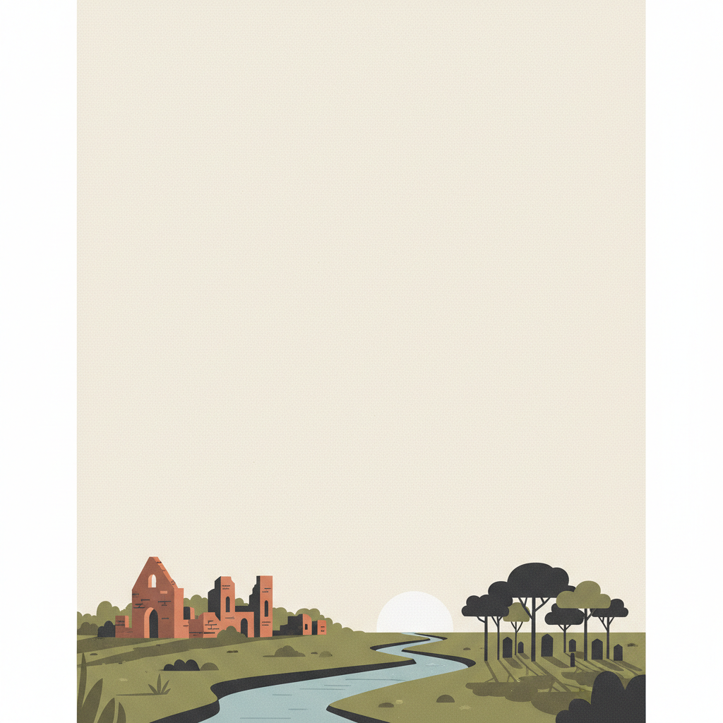 Jodensavanne Archaeological Site: Jodensavanne Settlement and Cassipora Creek Cemetery — illustrated travel poster