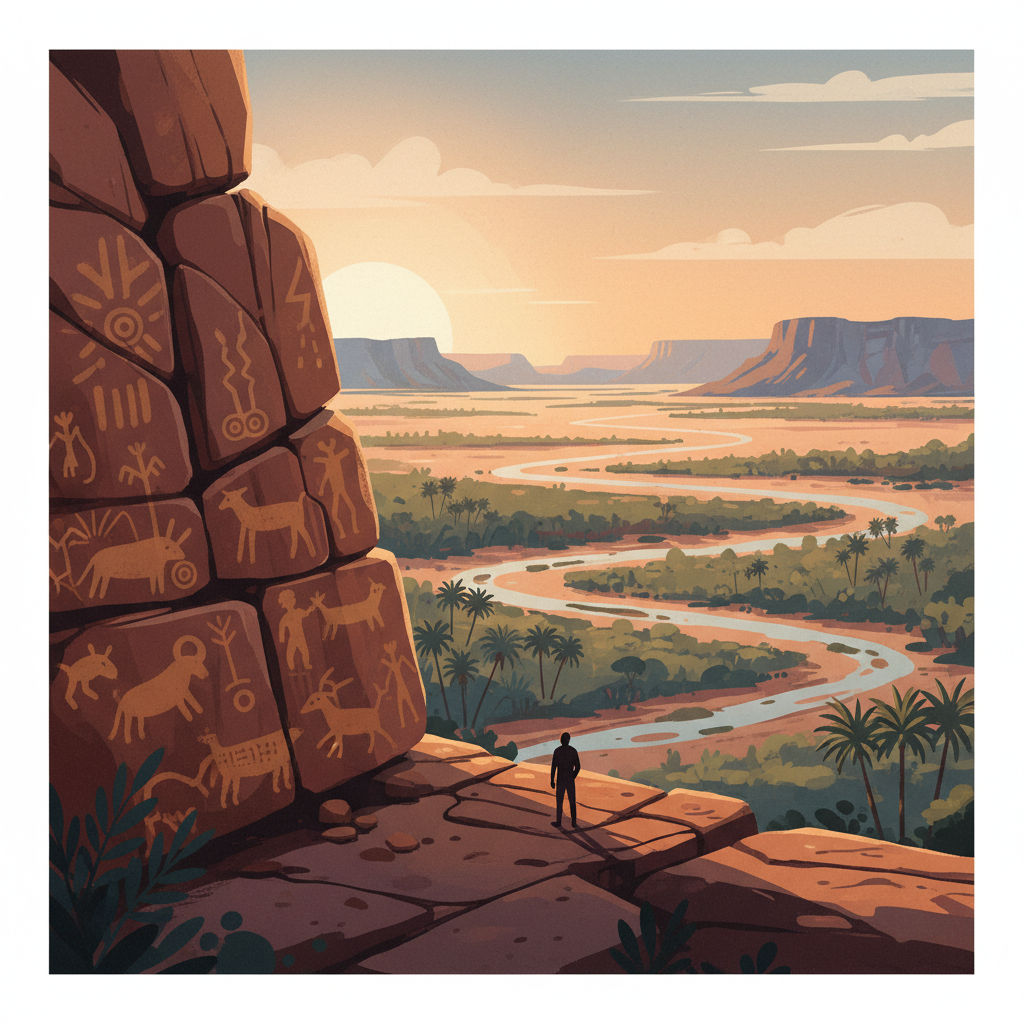 Kakadu National Park — illustrated travel poster