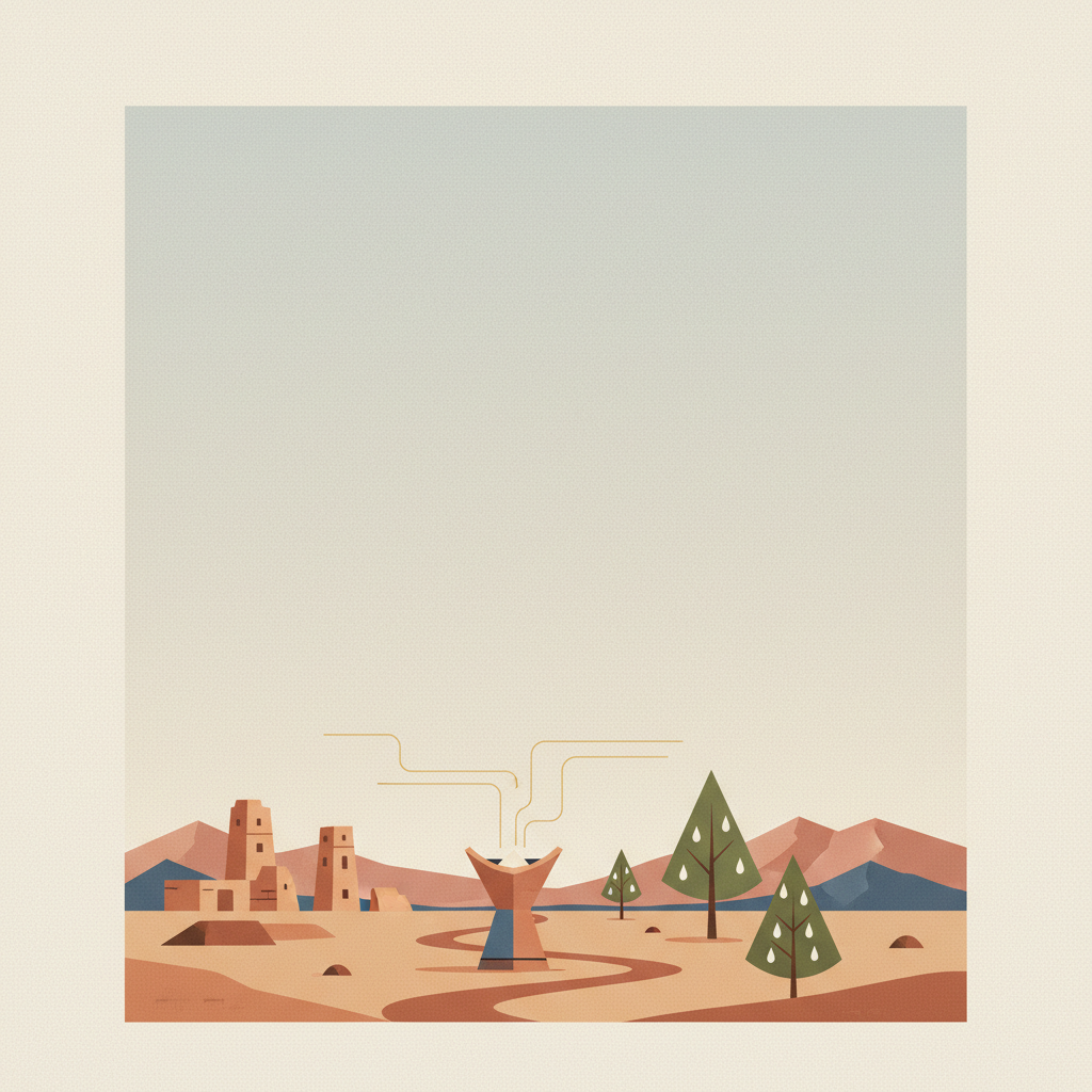 Land of Frankincense — illustrated travel poster