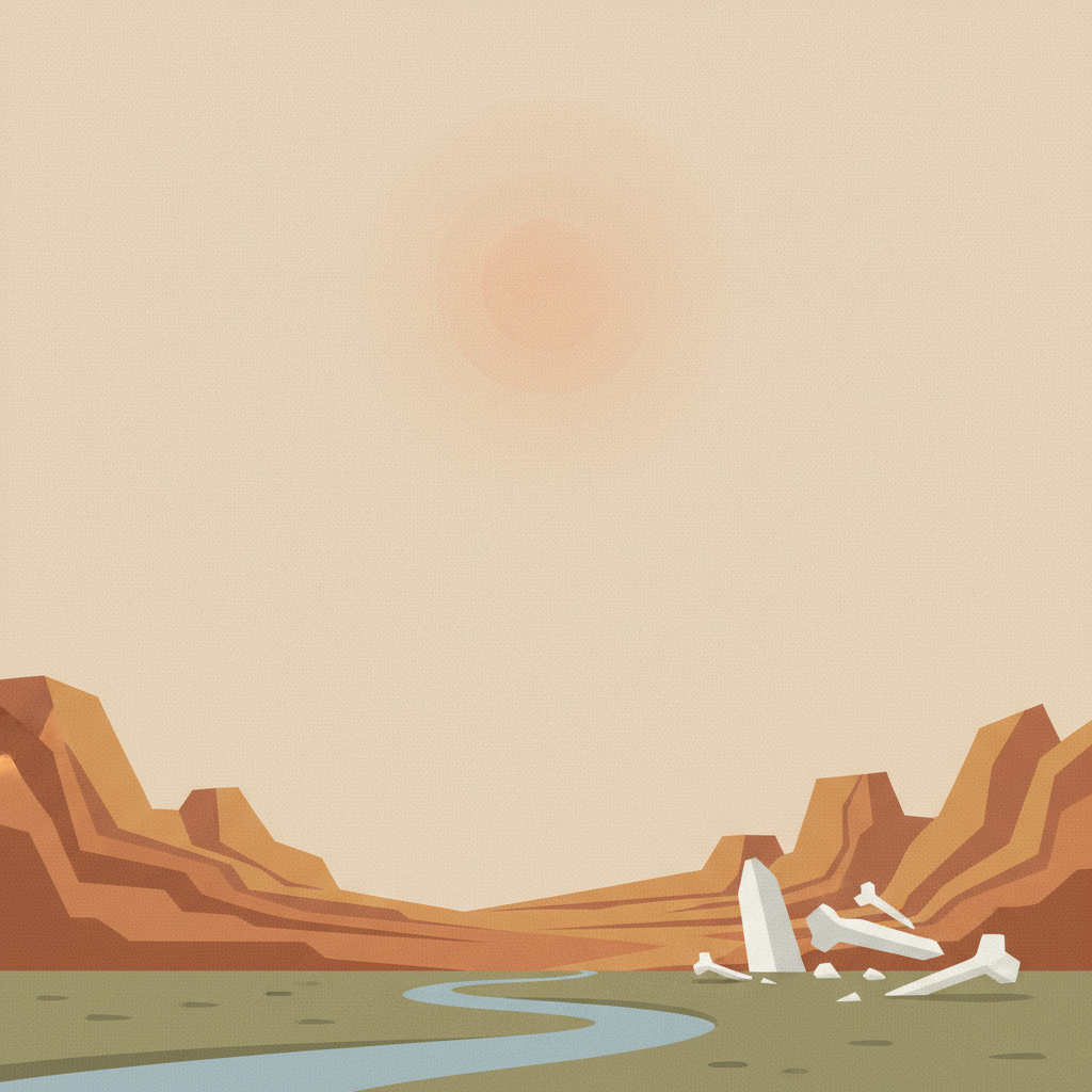 Melka Kunture and Balchit: Archaeological and Palaeontological Sites in the Highland Area of Ethiopia — illustrated travel poster