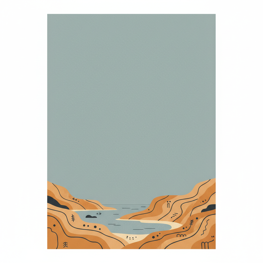 Murujuga Cultural Landscape — illustrated travel poster