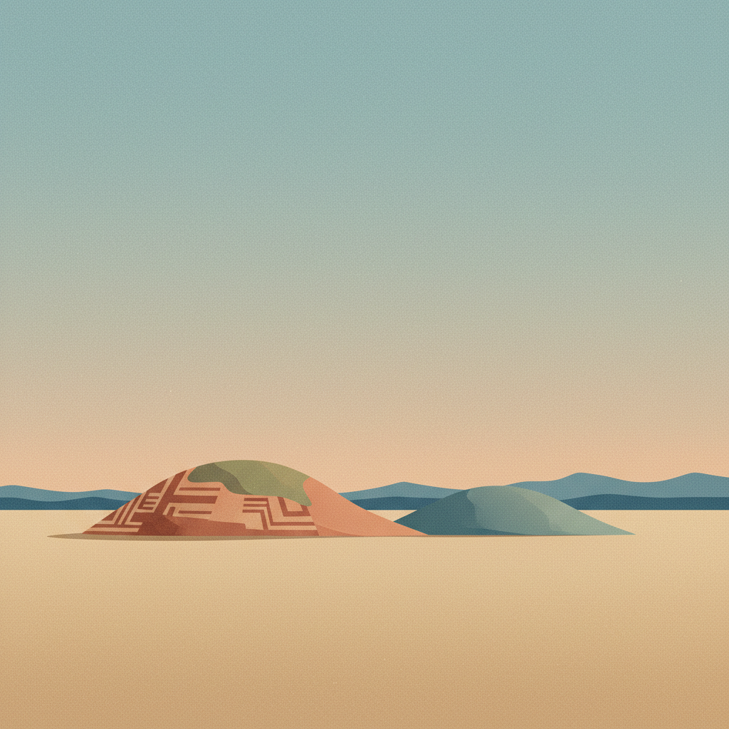 Neolithic Site of Çatalhöyük — illustrated travel poster