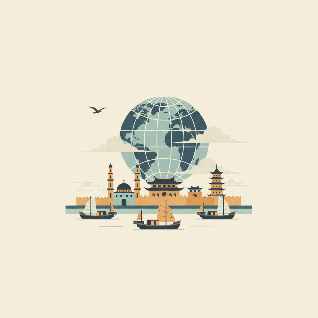 Quanzhou: Emporium of the World in Song-Yuan China — illustrated travel poster