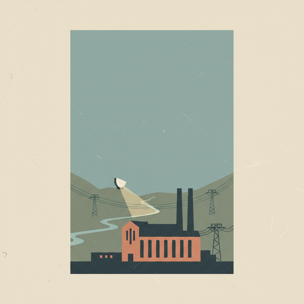 Rjukan-Notodden Industrial Heritage Site — illustrated travel poster