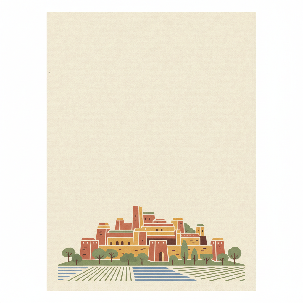 Royal Hill of Ambohimanga — illustrated travel poster