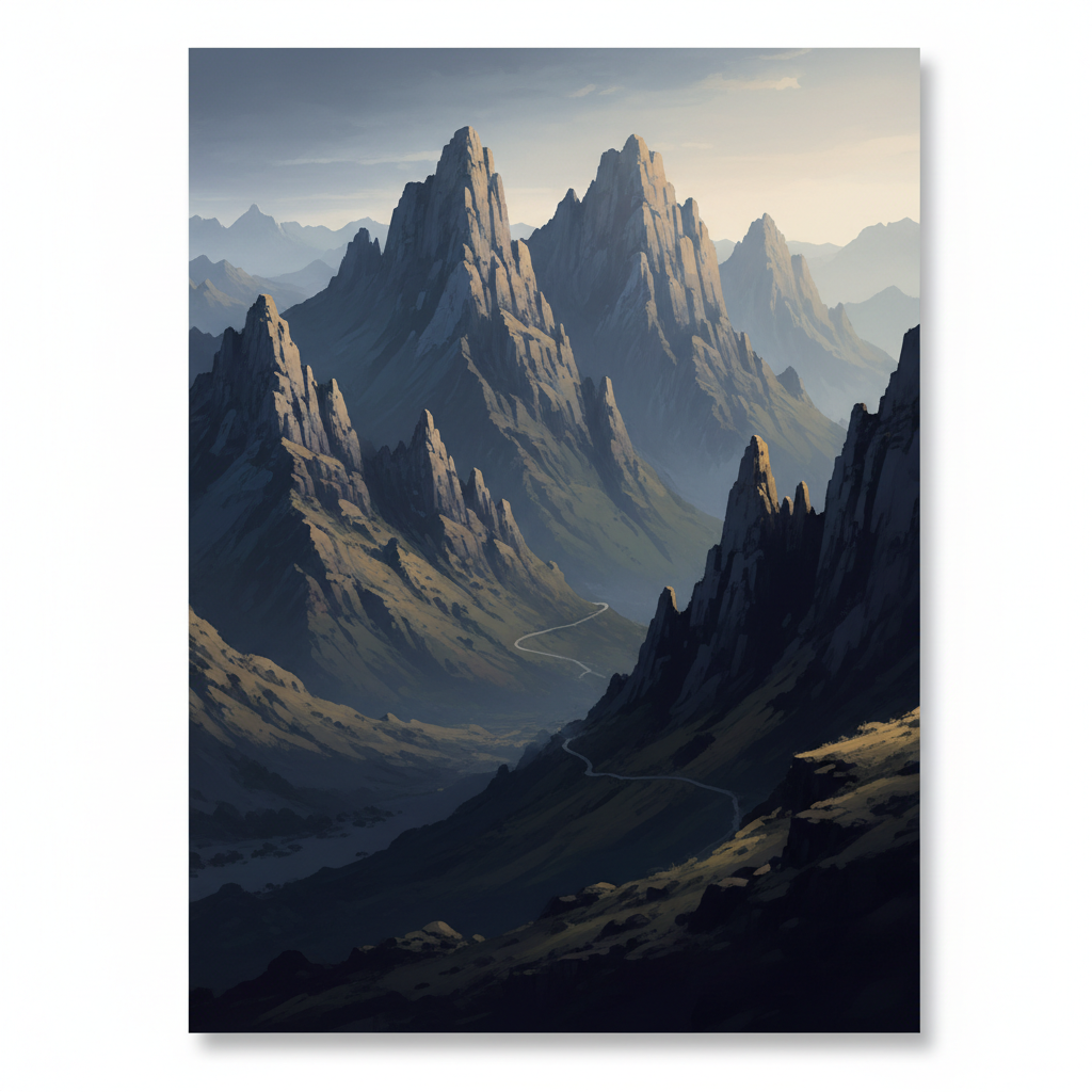 Simien National Park — illustrated travel poster