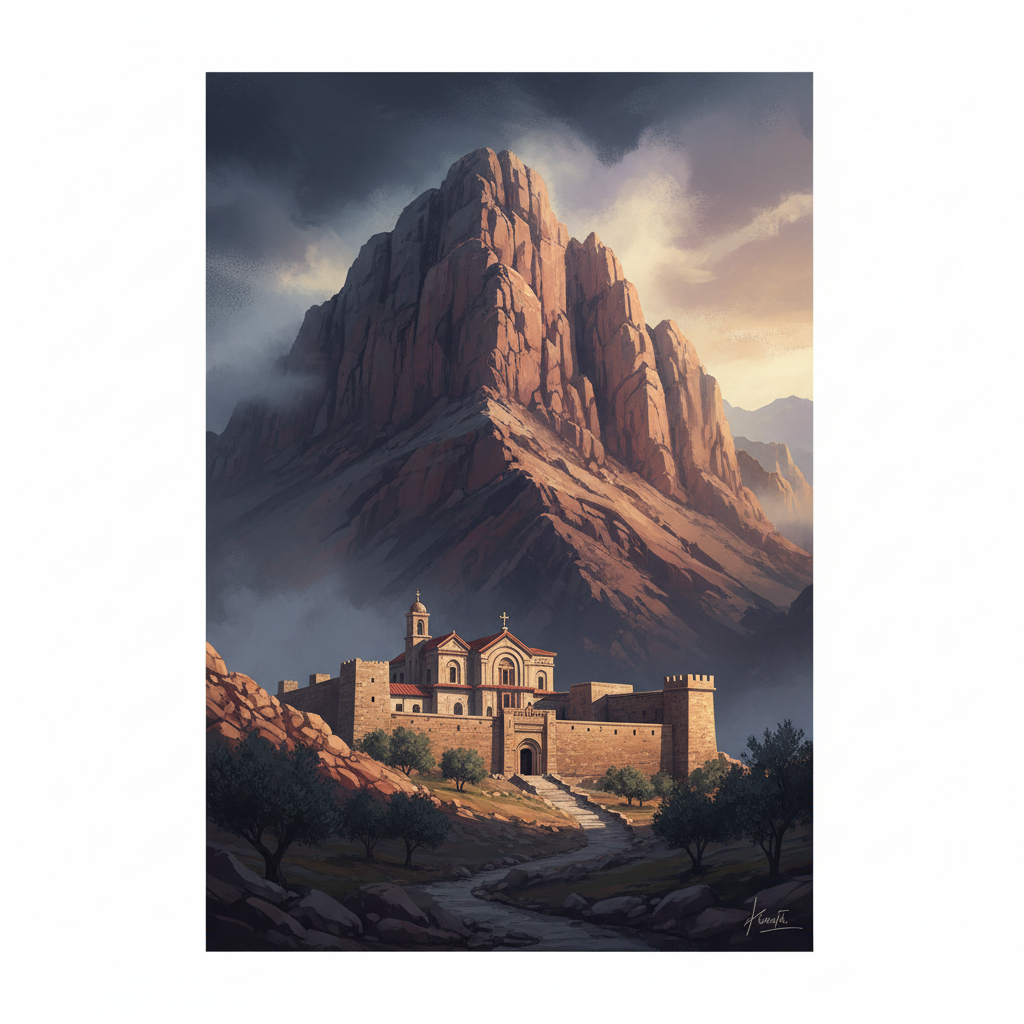 Saint Catherine Area — illustrated travel poster