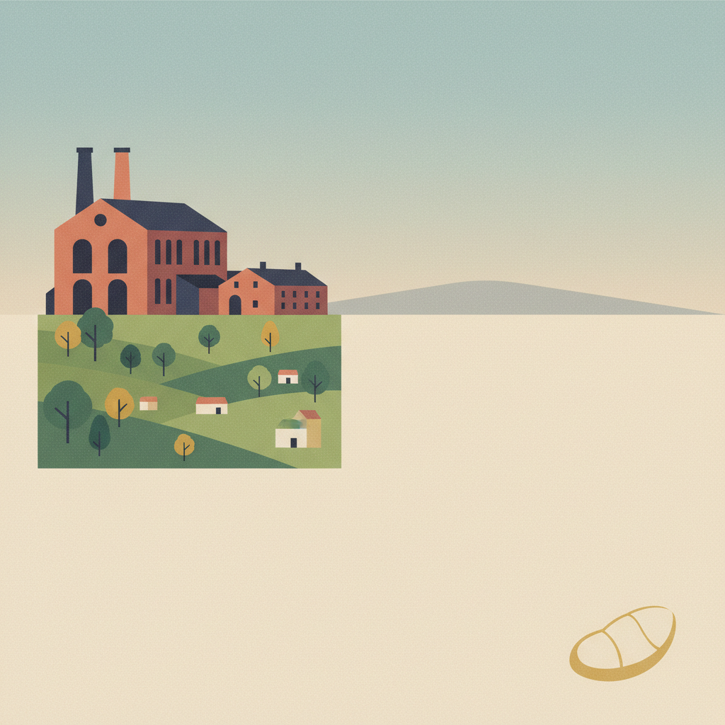 Tomioka Silk Mill and Related Sites — illustrated travel poster
