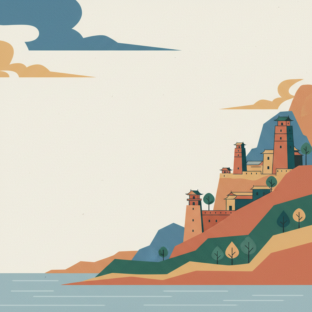 Tusi Sites — illustrated travel poster