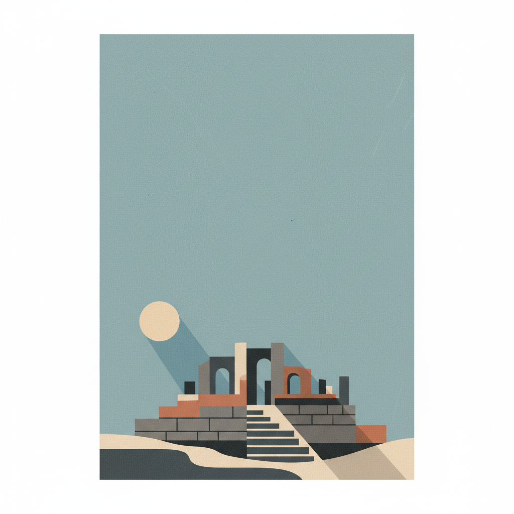 Valongo Wharf Archaeological Site — illustrated travel poster