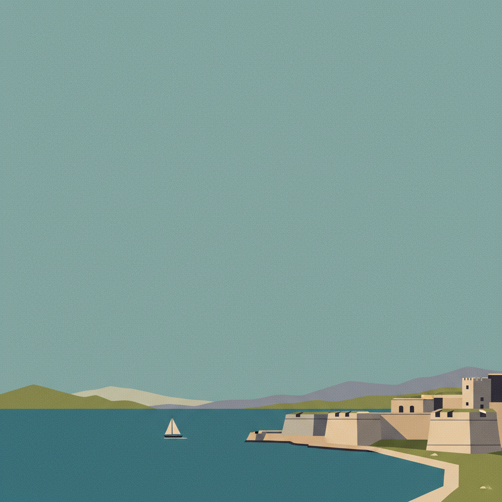 Venetian Works of Defence between the 16th and 17th Centuries: <em>Stato da Terra</em> – Western <em>Stato da Mar</em> — illustrated travel poster